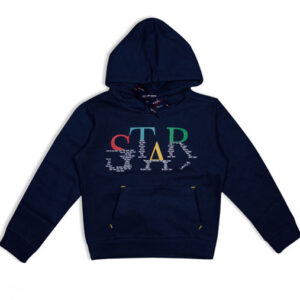 Boys Navy Blue Cotton Sweatshirts & Hoodies