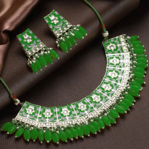 Meena Necklace With Earrings