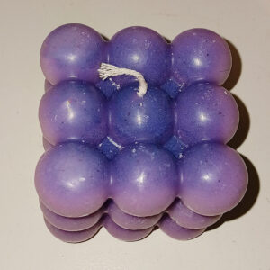 Purple Bubble Candle